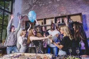 Fête entre amis