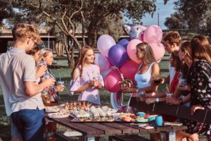 Fête entre amis