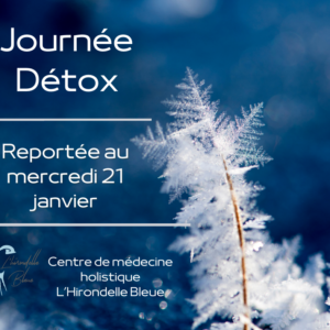 Journée Détox d’Hiver – L’Hirondelle Bleue
