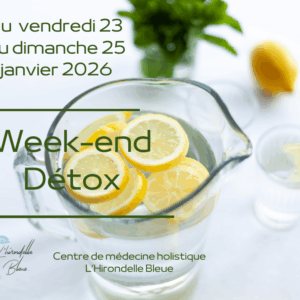Week-ends Détox à L’hirondelle Bleue du 23 au 25 janvier 2026