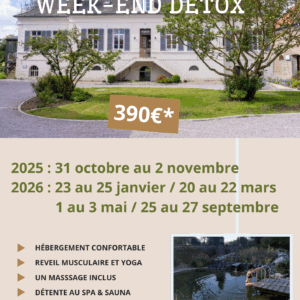 week-end détox du 31 octobre au 2 novembre