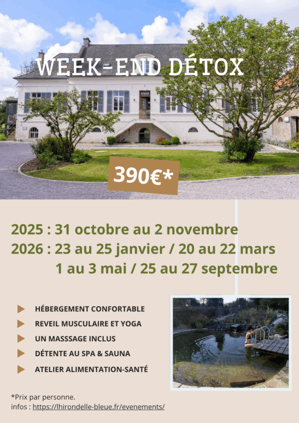 week-end détox du 31 octobre au 2 novembre