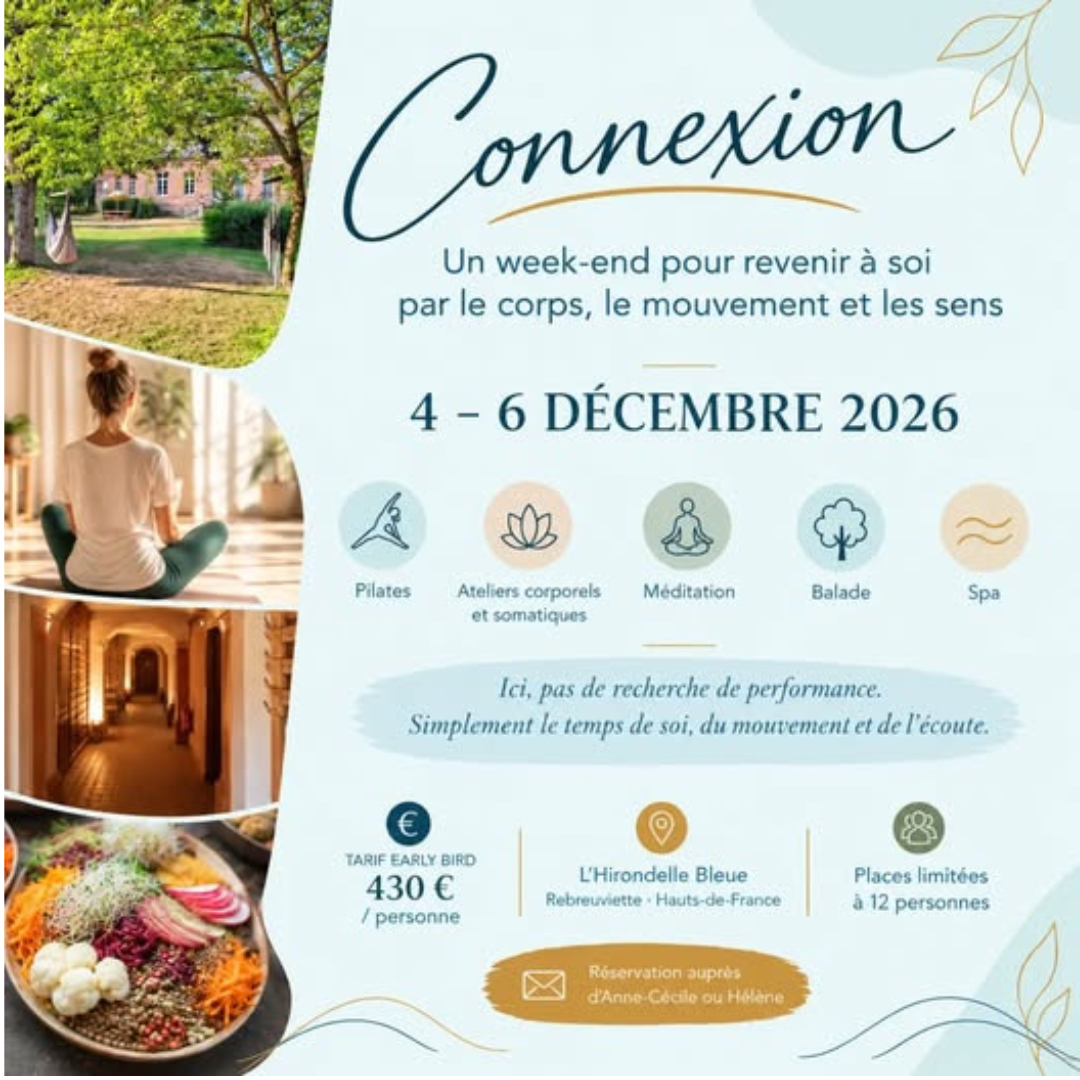 Week-end Bien-être Connexion - 4 au 6 décembre 2026